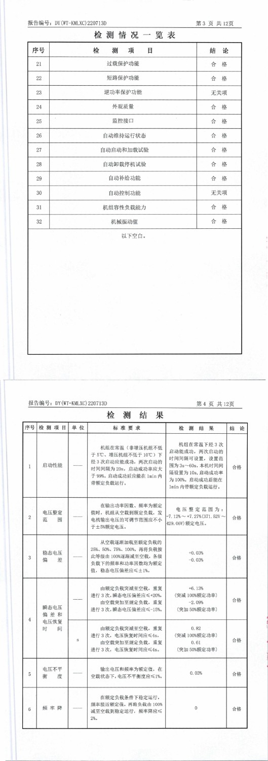 康姆勒300kw柴油發(fā)電機(jī)組報(bào)告_00